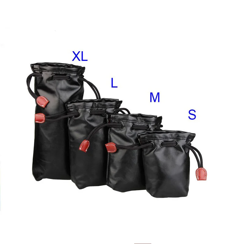 Сумка для объектива в стиле ретро из мягкой искусственной кожи чехол хранения