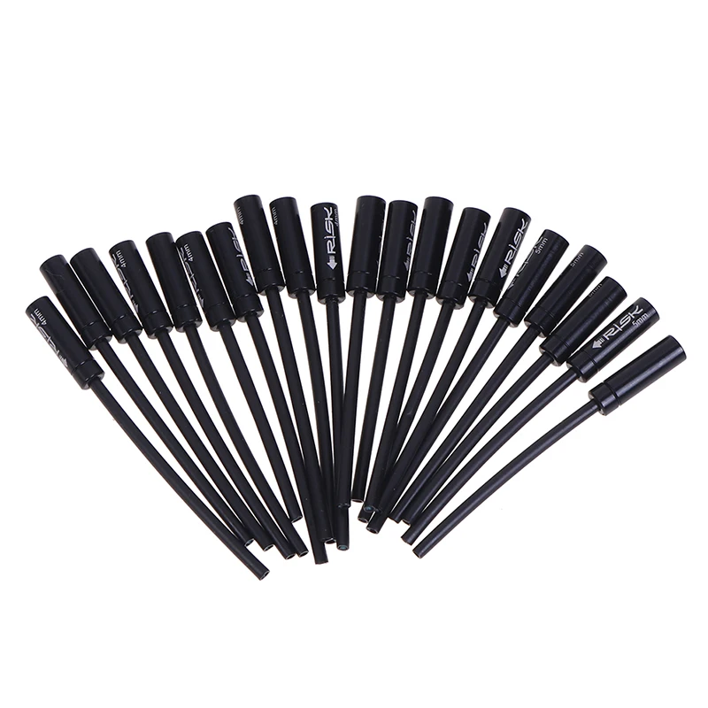 

10Pcs MTB Bike Aluminum Alloy Oiling Rat Tail Pipe Waterproof Wire Brake Tube Dust Cover Cable Bicycle Cover Cap 4mm/5mm