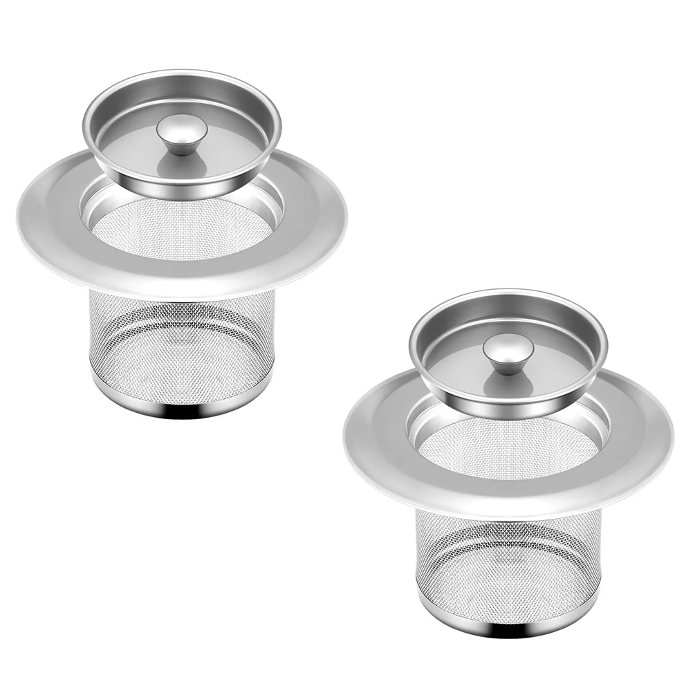 

2 набора дренажных Ситек для раковины, дренажные крышки для раковины, кухонные фильтры