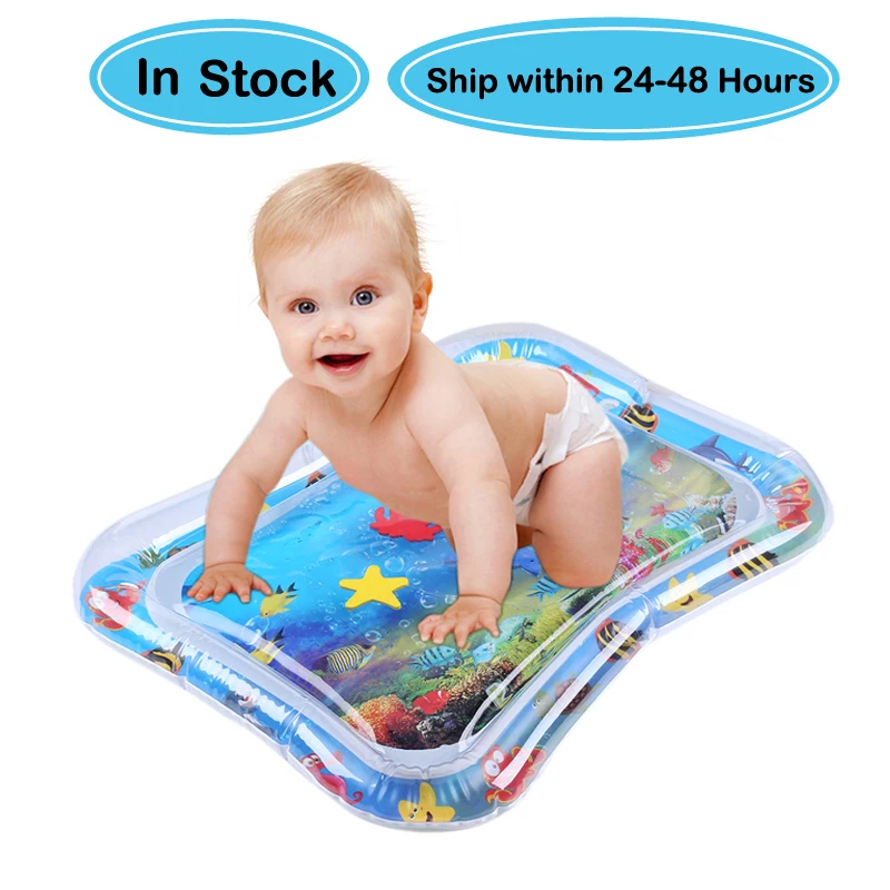 

Summer Baby Water Mat Inflatable Patted Pad Cushion Infant Toddler Water Play Mat for Children Education Developing Baby Toys