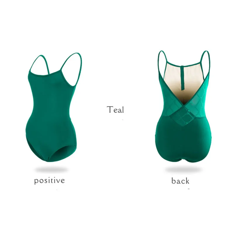 2021 New Camisole Lace Jacquard Bodysuit Ballet Clothes Adult Leotards for Girls Wowen Gymnastics | Тематическая одежда и