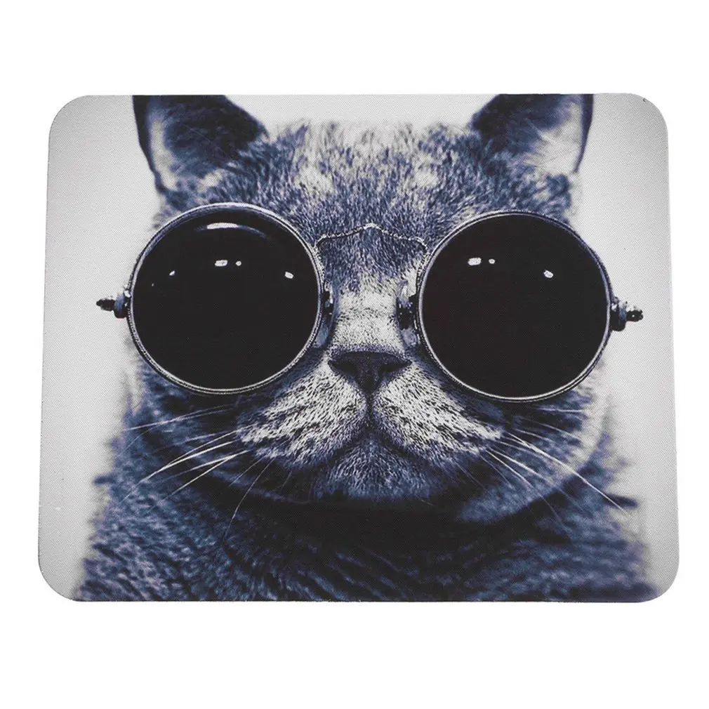 Stylish Cat Pattern Anti-Slip Laptop PC Mice Pad Mat Mousepad For Optical Laser Mouse Comfortable Cute Gaming |