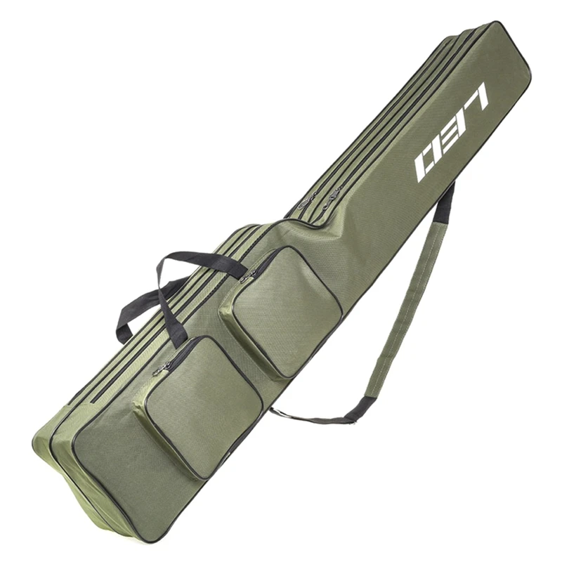 

LEO 130 см двухслойная сумка для удочки и катушки рыболовная удочка снасти инструмент чехол для переноски сумка для путешествий сумка для хран...