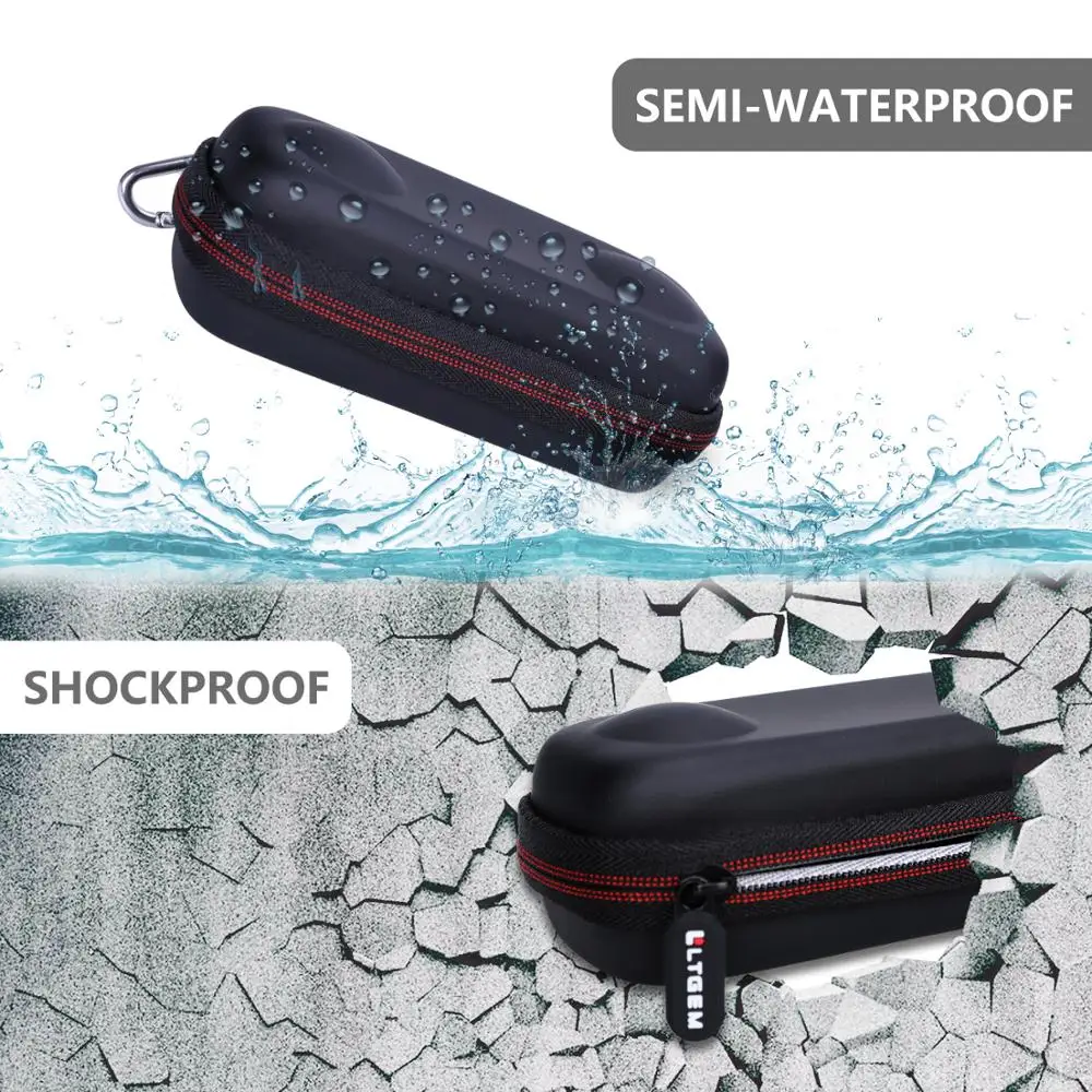 LTGEM Waterproof EVA Hard Case for RICOH Theta SC2 Blue 360℃ Camera 4K VIdeo