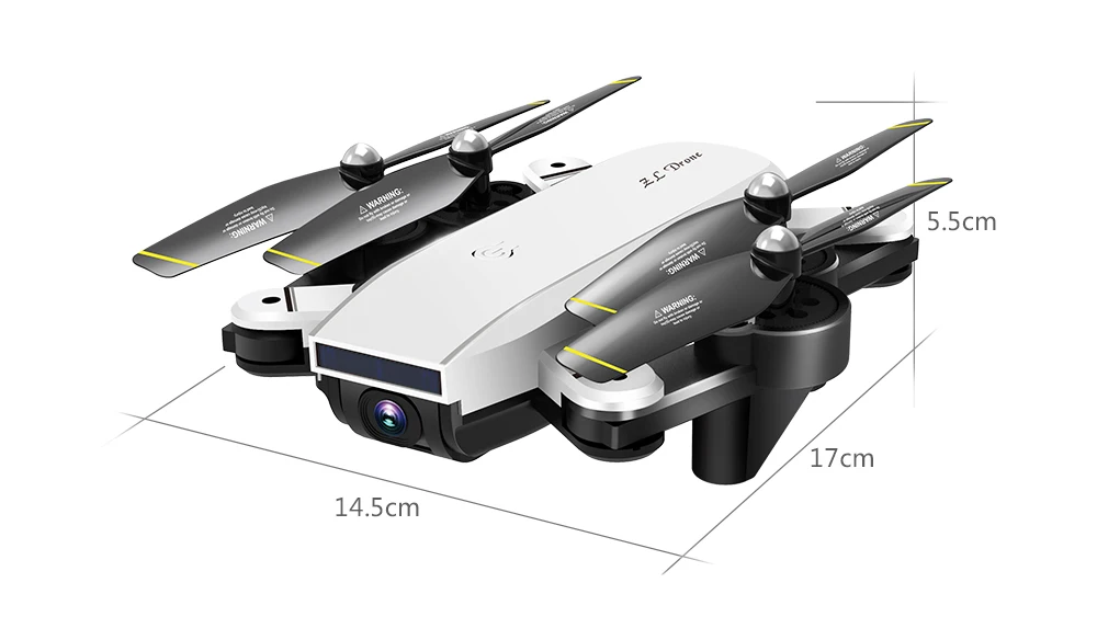 Mini Folding Unmanned Aerial Vehicle WIFI Drone With Camera HD 4K/1080P/720P FPV RTF Remote Control Helicopter RC Quadcopter Toy