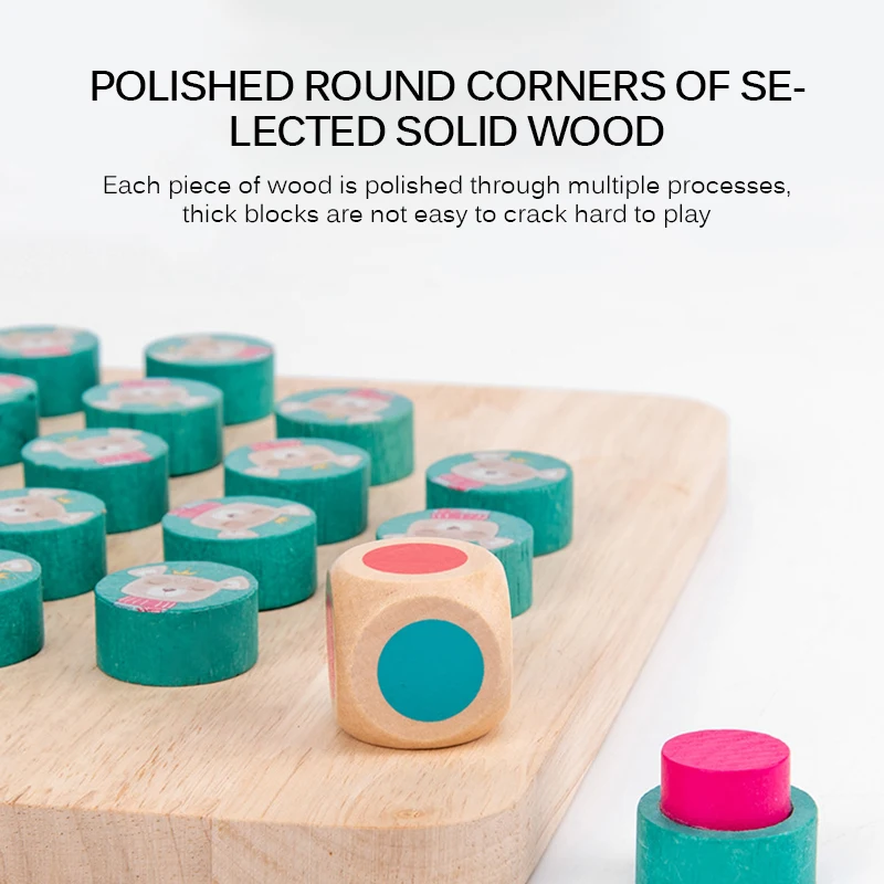 

Montessori Wooden Toy Hands Brain Training Clip Beads Math Game Baby Early Educational Toys For Children