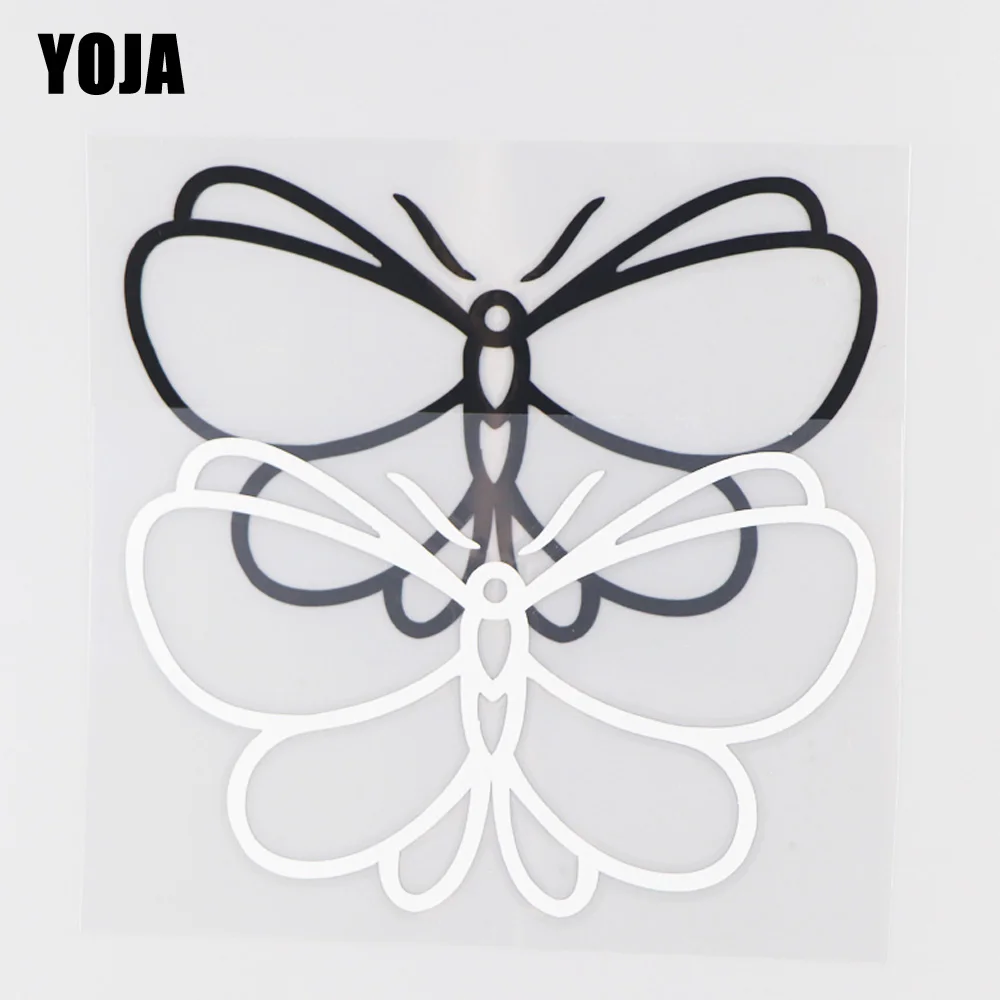 

Виниловая наклейка YOJA 11,5 × 7,2 см с изображением животных из мультфильмов, автомобильные наклейки с рисунком, черный/серебристый цвет 19C-0191