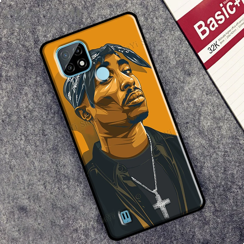 2Pac Тупак Шакур Рэппер для OnePlus Nord 2 8T 9R 7 8 9 Pro Чехол телефона Realme C3 C21 GT Neo Q3 6 - купить