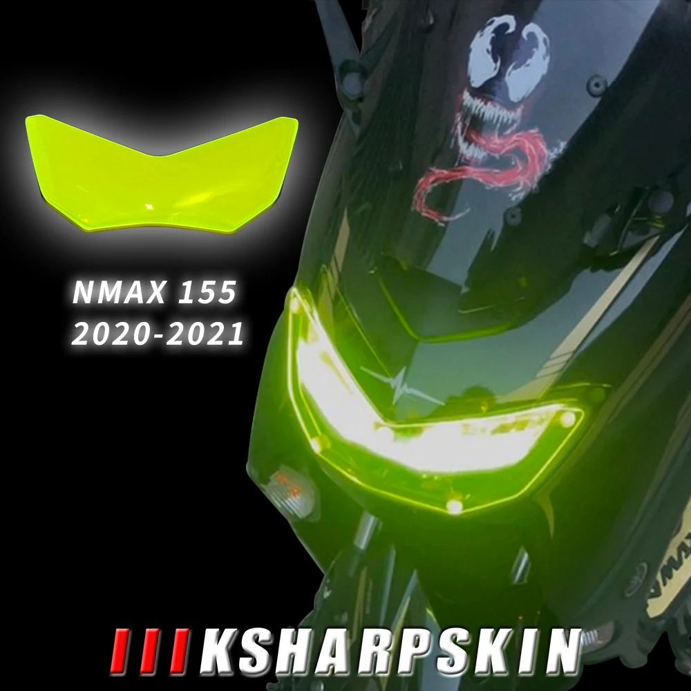 

Motorcycle Headlight Protection Board screen lens headlight cover Acrylic moto Accessories For YAMAHA NMAX 155 2020-2021 NMAX155