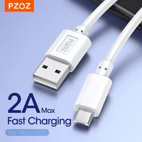 pzoz micro usb cable charger cable fast charging microusb micro usb for samsung s7 xiaomi redmi 7a note5 android phone cable