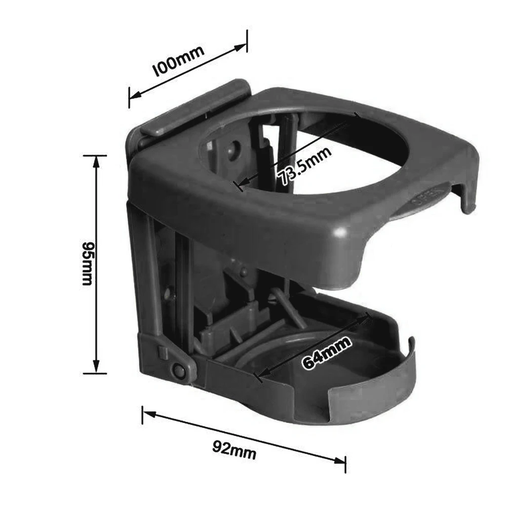 

Eco-friendly With Screws Seat Universal Folding Cup Car Storage Bottle Holder Auto Drinking Beverage Stand Accessories Parts