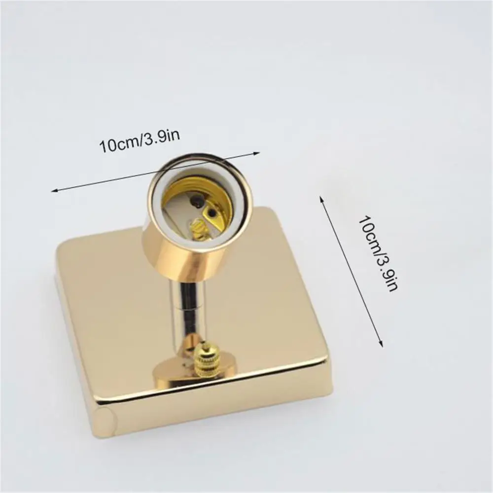 Винтажный настенный светильник в европейском стиле E27 с квадратным основанием