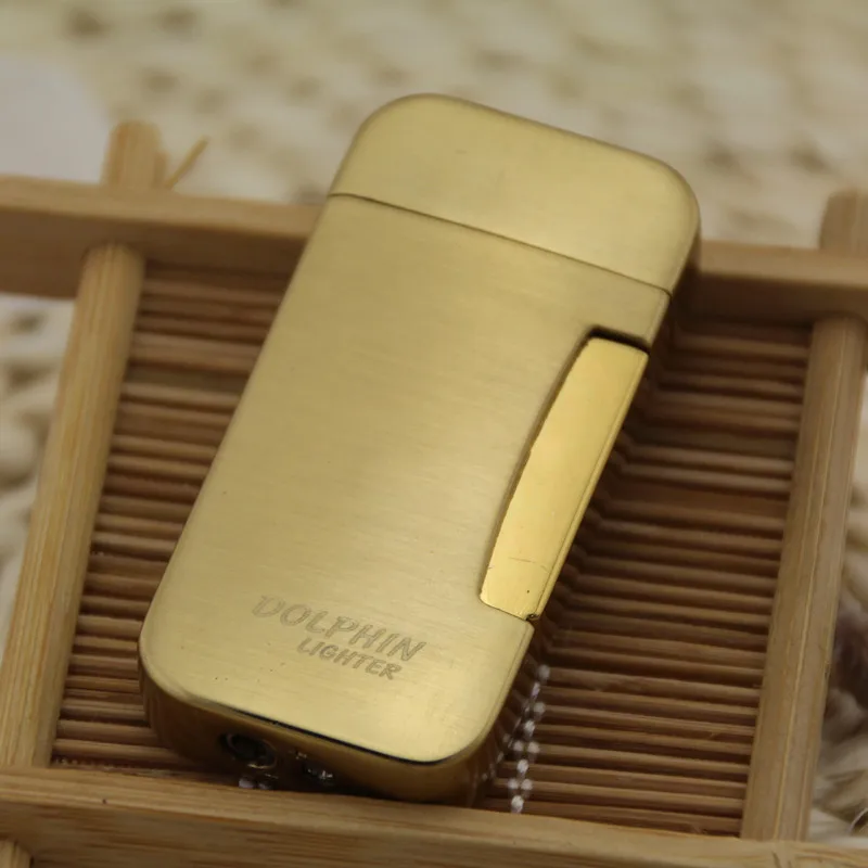 

Creative Ultra-Thin Straight Grinding Windproof Simplicity Lighter Butane Gas Encendedores Cigarette Accessories Gadgets for Men