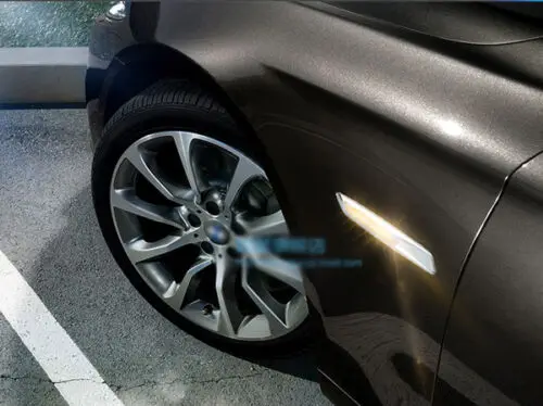 Стильная углеродная отделка 2x F10 Светодиодный Боковой габаритный указатель