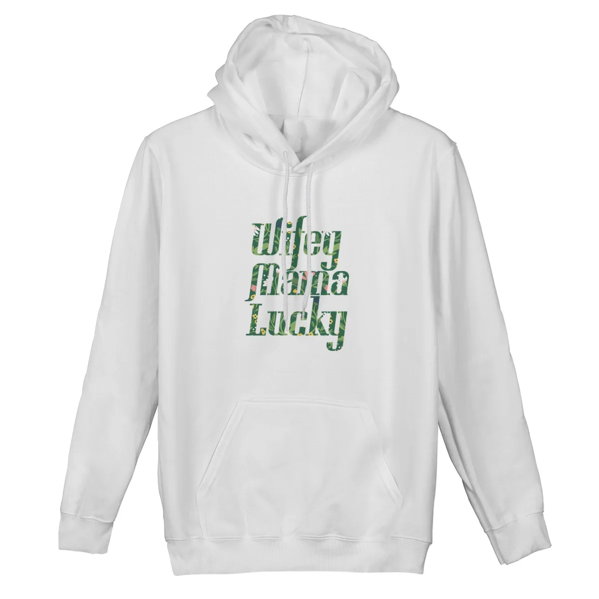

Men's Hoodie Wifey Mama LuckyCustom Couples Matching long Sleeve Oversized Hoody Sweat Capuche 39088