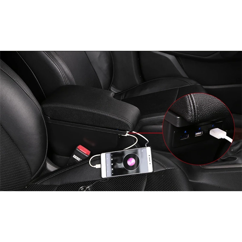 Подлокотник для KIA Rio 4 X Line центральный контейнер хранения аксессуары стайлинга