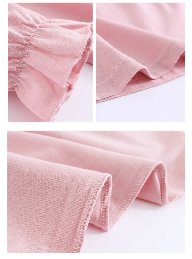 

iairay girls sleepwear children nightgown kids pajamas for girls cotton sleep nightdress girl nightwear cute lace sleeping dress