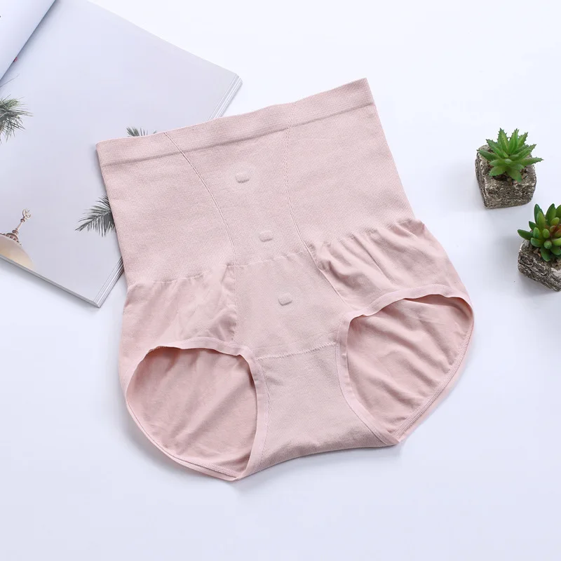 Женские хлопковые брюки с высокой талией для живота Квантовый чип бедер трусы