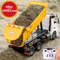 multi functional dump truck 2 4g 30kg loading large size with programming lift engineering vehicle music headlight effect gifts