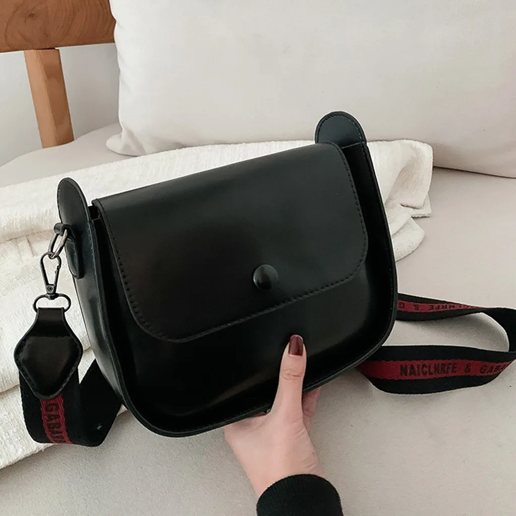 Женская винтажная сумка мессенджер модная повседневная кожаная через плечо