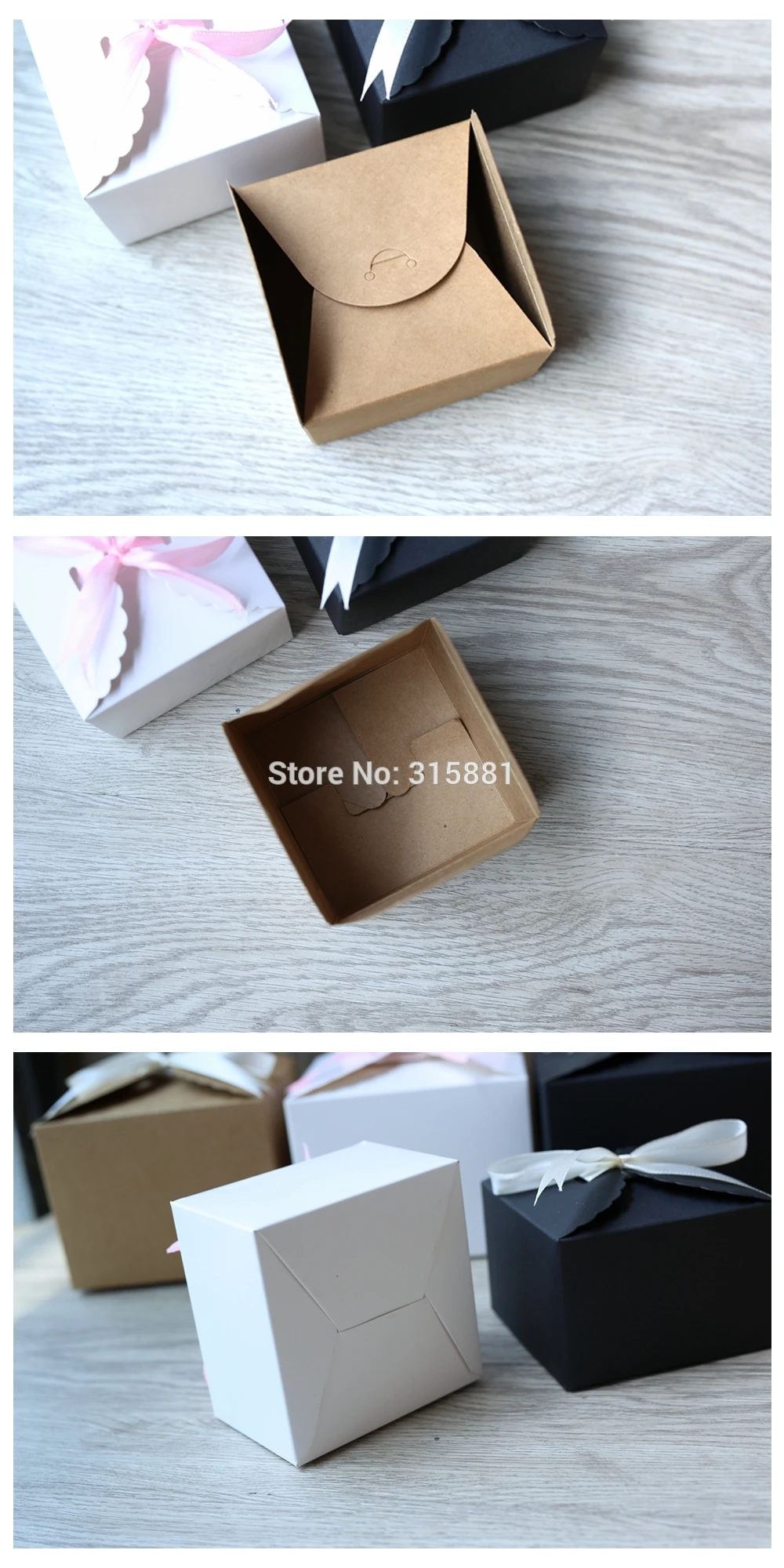 

Scallop boxes with ribbon,wedding favor boxes,baby shower favor boxes,party gift boxes 3color 30pcs/lot