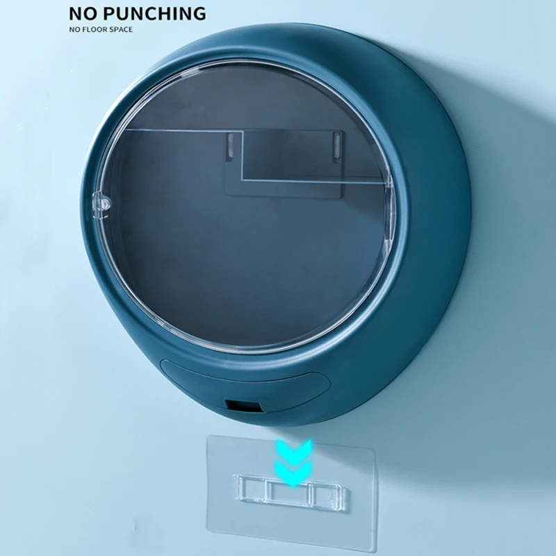 

Wall-Mounted Makeup Storage Box Bathroom Dresser Skin Care Product Rack Makeup Finishing Container Cosmetic Storage Box