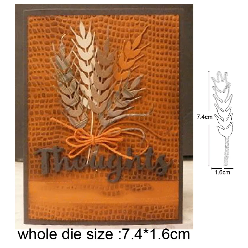 Новый урожай зерна фестиваль Трафаретный вырубной штамп трафареты скрапбукинга