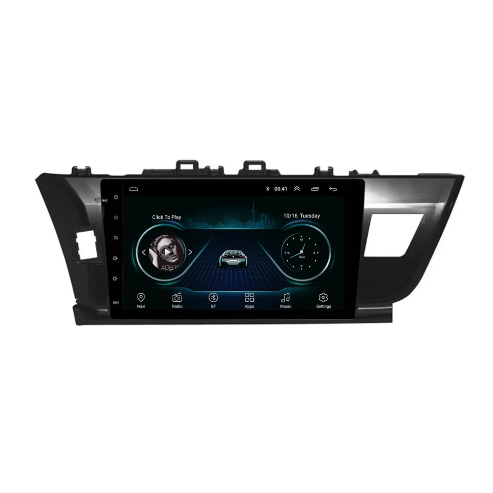 Четырехъядерный 10 1 &quotAndroid 8 подходит для TOYOTA COROLLA 2014-мультимедийный стерео