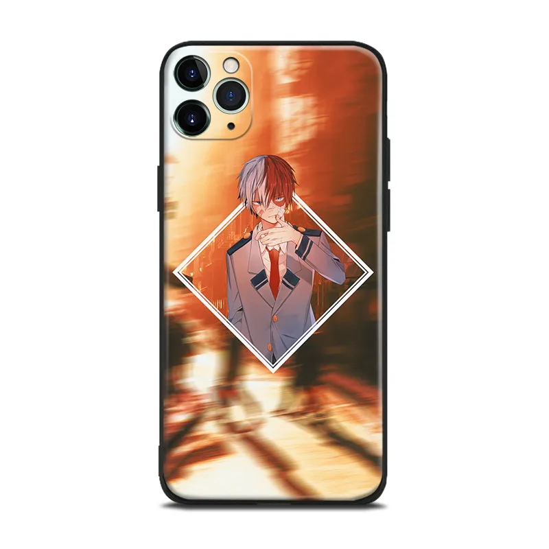 Боку но Хиро Академия Шото Тодороки Для IPhone Se 6 6s 7 8 Плюс X XR XS 11 12 Мини Про Макс Стекло TPU Силиконовый Чехол для Телефона.