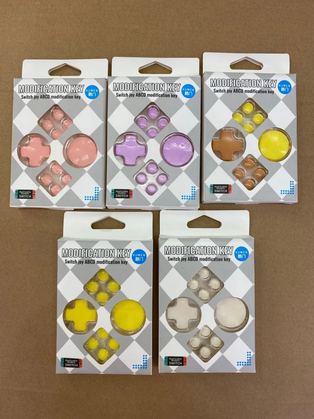 10 комплектов ABXY клавиша направления наклейка D-Pad Кнопка крышка набор для