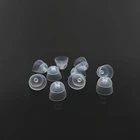 Заглушки для слухового аппарата 10 шт., мягкие силиконовые вкладыши для наушников, замена