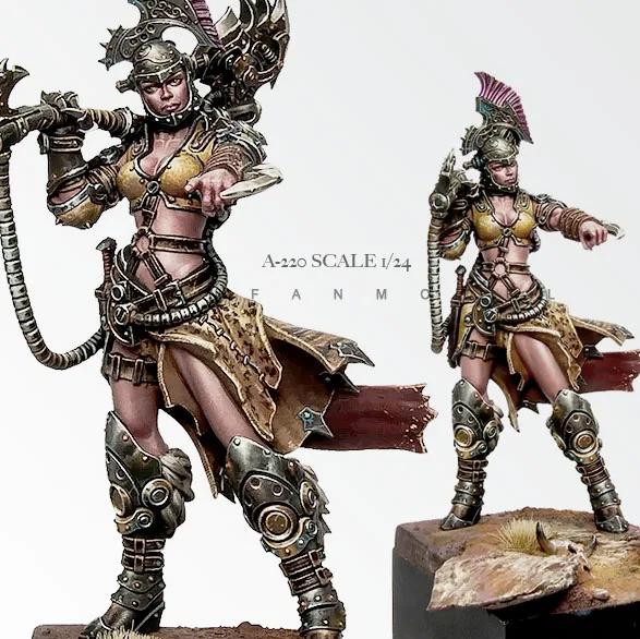 

1/24 Resin Figure Kits Goddess of hell Model Self-assembled A-220