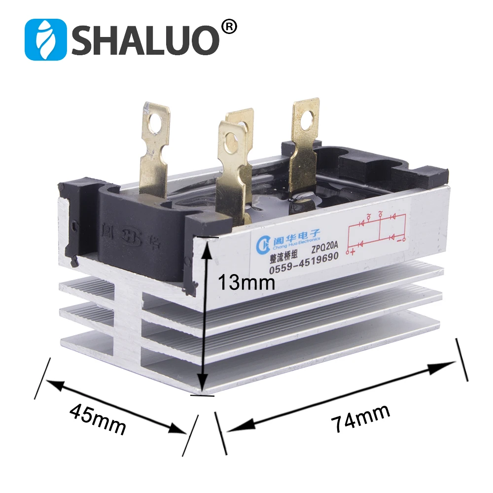 Выпрямитель генератора ZPQ10A 10amp однофазный диодный мост стандартный выпрямитель