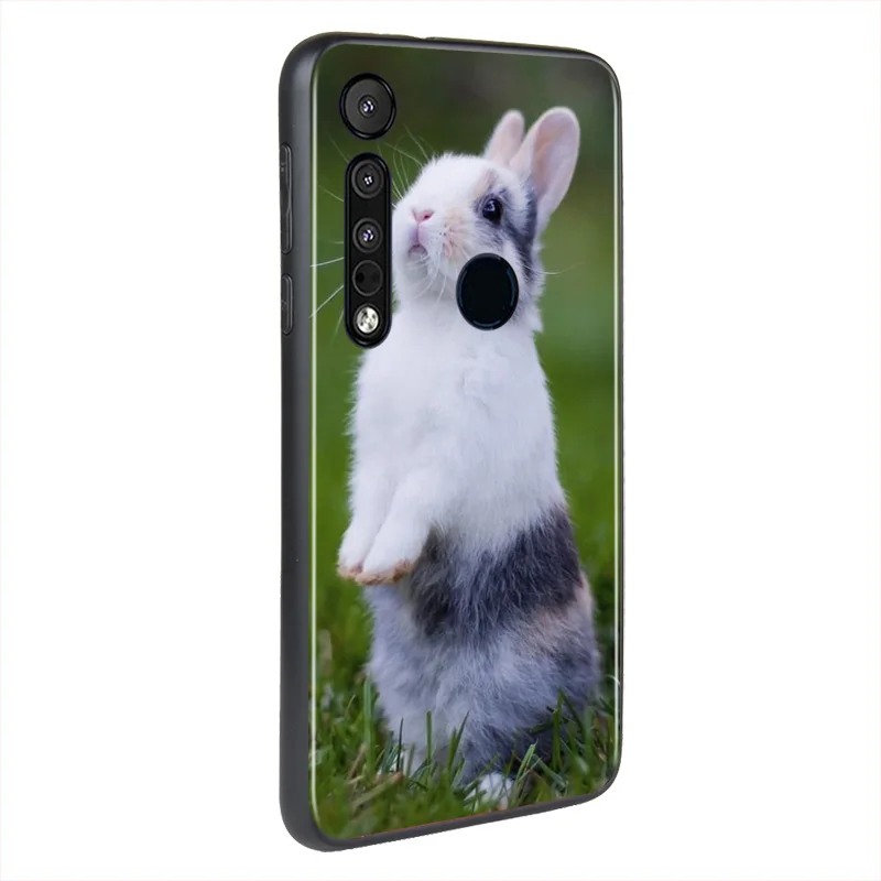 

Cute Lovely Rabbit For Motorola Edge G Stylus 5G G8 G9 Play Power Lite One Huper Marco Fusion Plus Phone Case