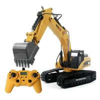 rc excavator huina 580 rc car 23 channel remote control car toys styling road construction all metal autos vehicle model toys