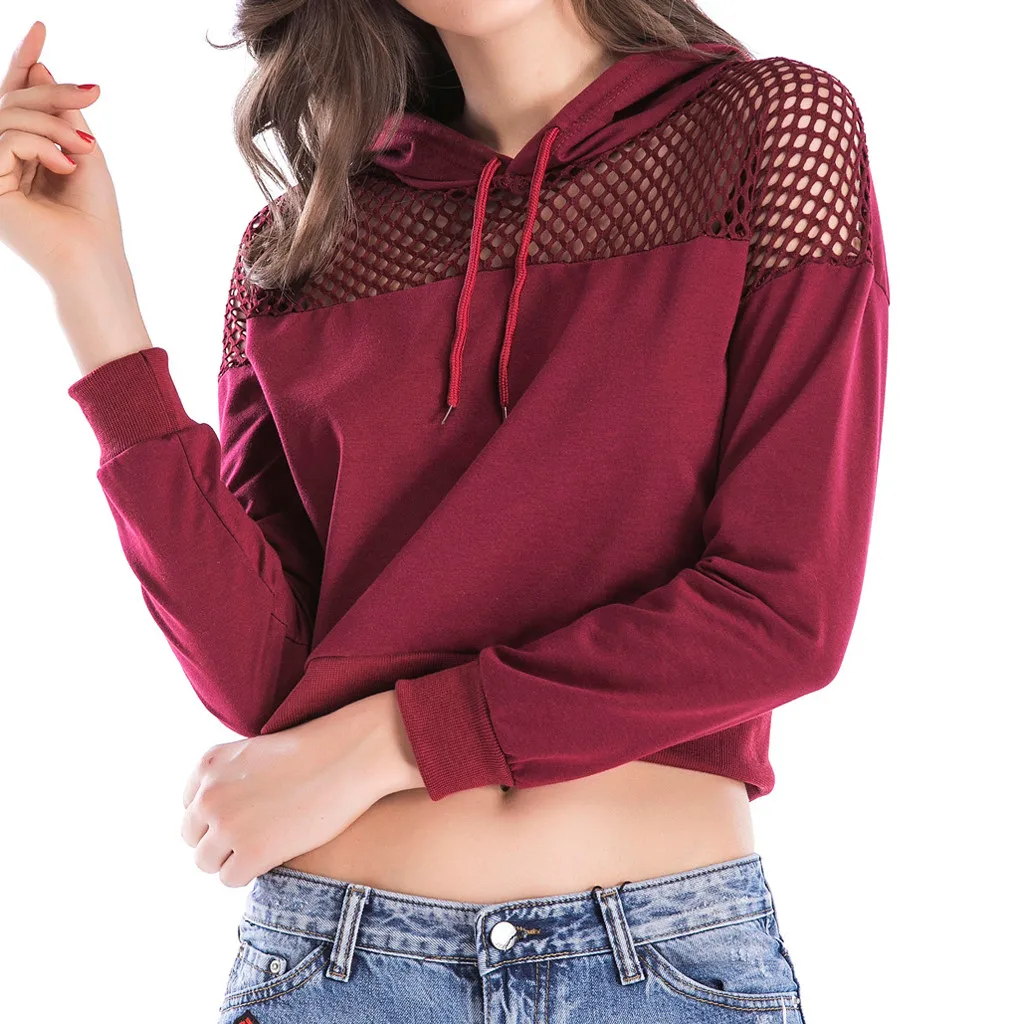 Выдалбливают тонкие толстовки для женщин красное вино элегантный свитшот