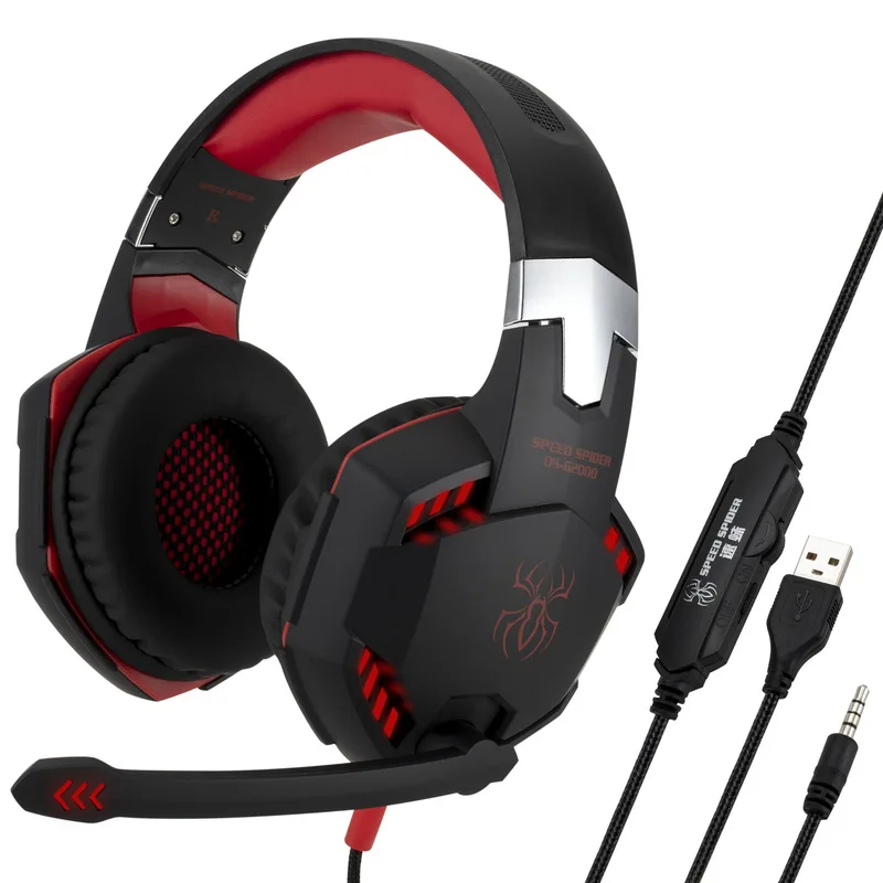 

Head-mounted E-sports Chicken Game Headset 3.5mm Wired Adjustable Noise-reducing Music for Pc Computer Players