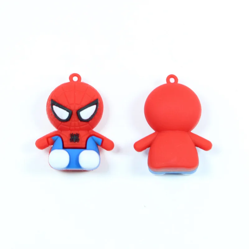 Disney Marvel Figure Keychain Anime Spiderman Mickey Minnie Stitch Donald Duck Hulk Thor Iron Man Trinket Car Bag Pendant Gift |