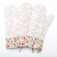 heat resistant oven mitts silicone kitchen barbecue oven glove cooking bbq grill glove oven mitt baking glove food grade