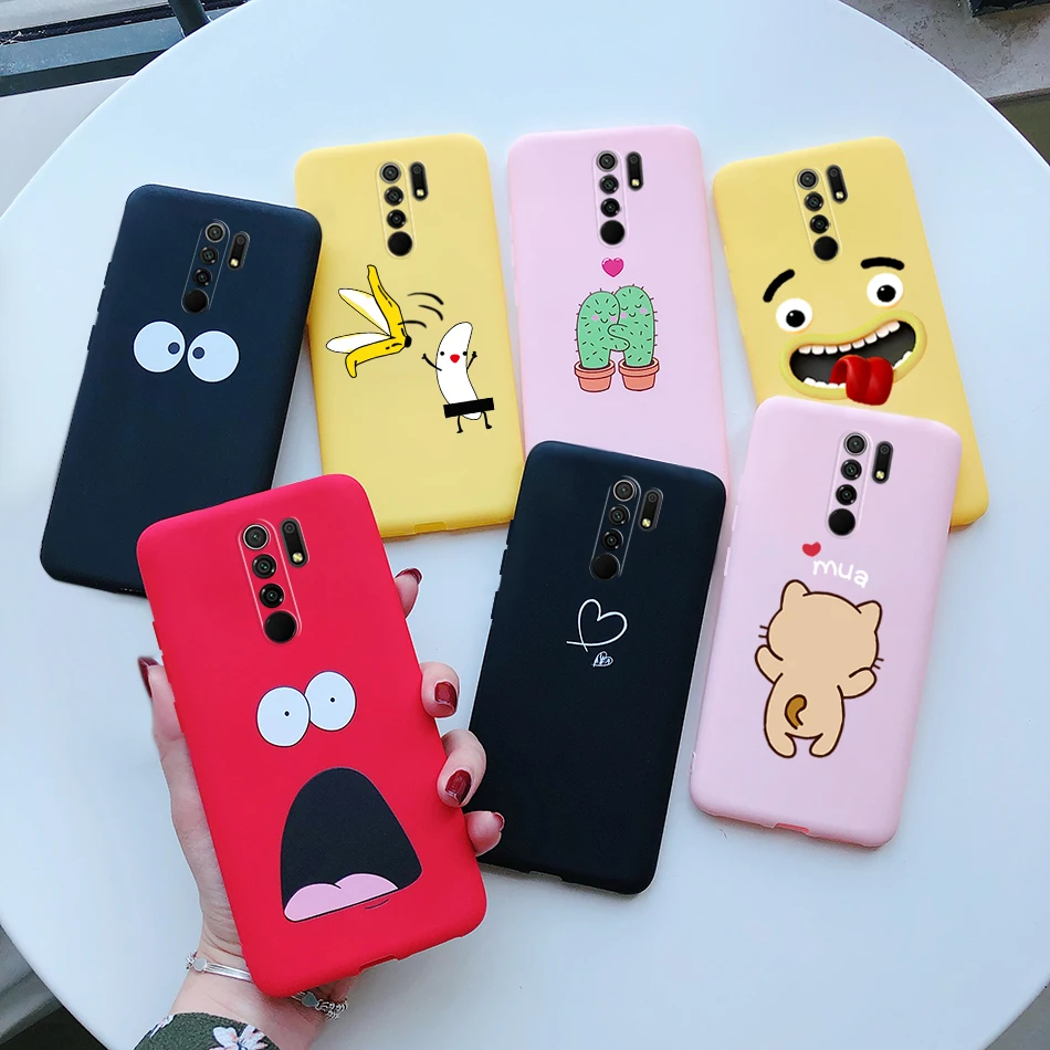 

For Xiaomi Redmi 9 Case Cover For Xiaomi Redmi 9 Redmi9 Case Silicone Soft Phone Back Protector Fundas Cover Xiomi Redmi 9 Case