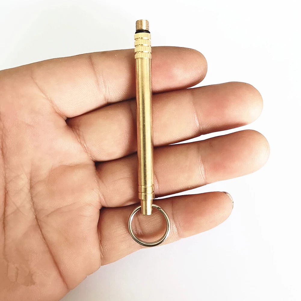 Переносной титановый сплав зубочистки Карманный держатель для открытого