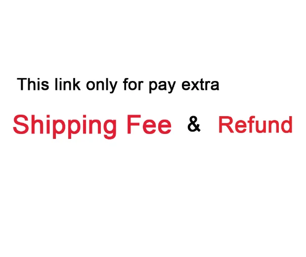 

Shipping Fee and Refund