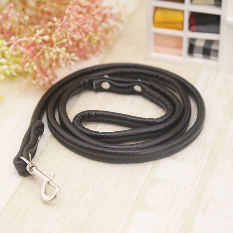

New Pet Product Soft PU Leather Small Dog Leashes 120 cm Dog Lead Pet Training Walking Puppy Leash Material Smooth Easy to Clean