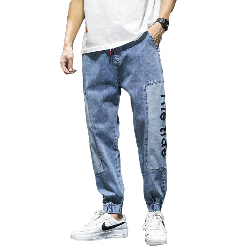 

Spring 2021 New Jeans Loose Harlem Bundle Pants Popular Logo Cargo Men's Casual Cent Pants