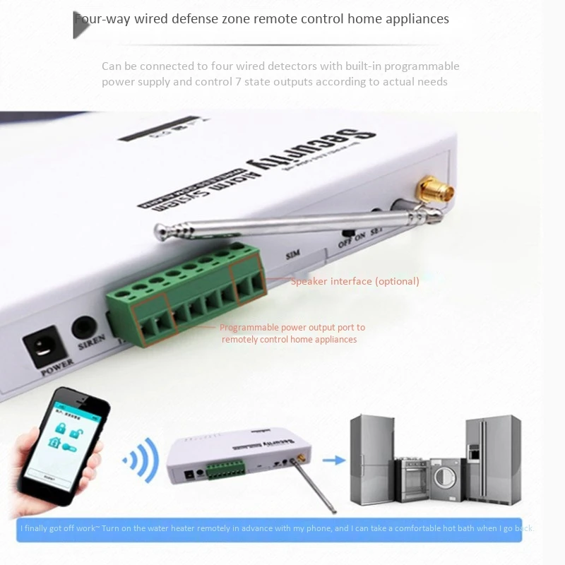 

APP Burglar Alarm GSM Alarm Burglar Alarm Security Alarm Home Burglar Alarm System EU Plug