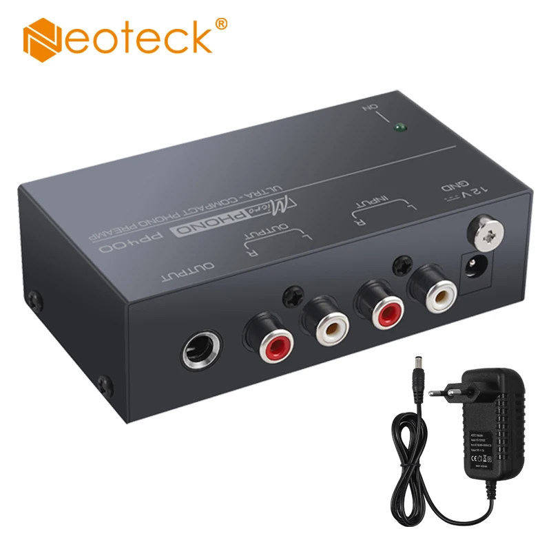 

Neoteck PP400 аудиоусилитель M/M Phono с входным и выходным интерфейсами RCA