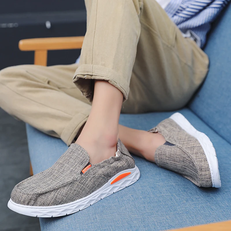 

Sapato Casual Zapatos Informales De Hombre Fashion Men Casual Shoes Loafers Solid White Knitting Man Causal For Mens Slip On