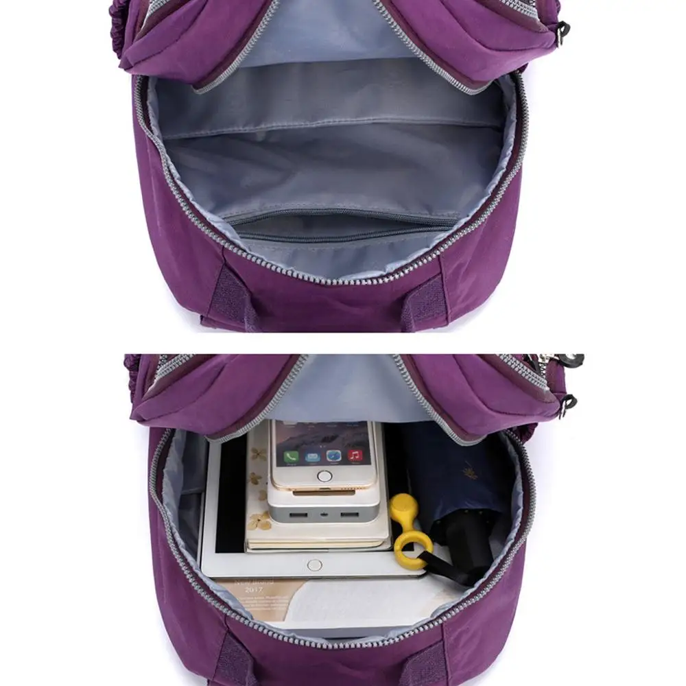 

Fashion Women Men Backpack Large Capacity Backpack Nylon Satchel Bag for Teenage Waterproof Travel Bags Schoolbag Bagpack