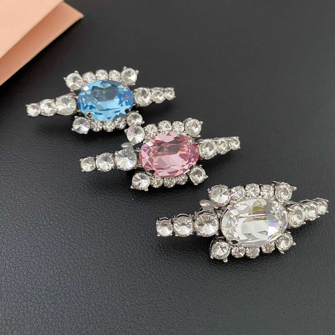 

European and American fashion tortoise crystal hairpin