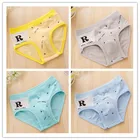 Трусы для мальчиков 5 шт.лот, подарочное нижнее белье, трусы из органического хлопка для мальчиков